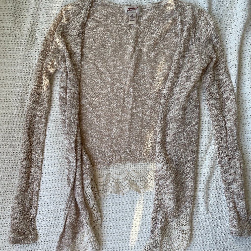 Lace Hem Cardigan